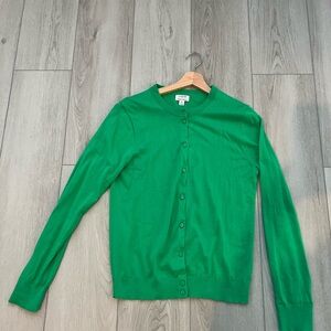 J. Crew Vibrant Green Women's Cardigan